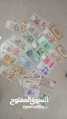  13 عملات قديمه من فئه لجنيه الاسرائيلي وليره السرائيليه وفئه الشيكل وعملاد معدنيه فلسطينيه