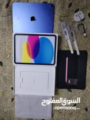  2 ايباد الجيل العاشر iPad(10 Wi-Fi 64GB #بطارية100كفالة2025/11/08  رقمي بلوصف للتواصل