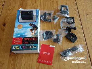  1 Action Cam Full HD 1080P with 2-inch screen