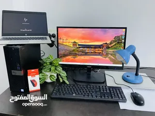  6 كمبيوتر مكتبي متكامل يناسب جميع التخصصات والفئات والبزنس والمكاتب وطلاب الجامعات والمدارس