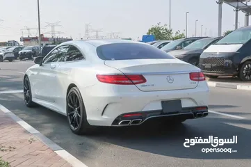  5 Mercedes Benz S63 AMG Kilometers 45Km Model 2016