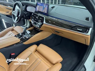  13 2023 BMW 530i M-Sport, March 2027 BMW Warranty, Full BMW Service History, GCC