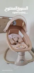  1 Bed, mattress and baby swing