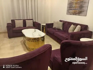  5 طقم كنب مستورد نخب أول 7 مقاعد (ثلاثي + ثنائي + 2 مفرد) خشب سويد فل + إسفنج دانلوب طبي