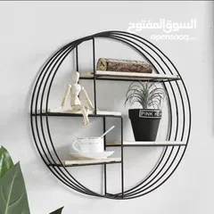  2 وهاي الرفوف الحديد والخشب هي اللمسة اللي بتكمل المكان بسعر 50 شيكل وكل 3 بسعر 99 شيكل مش مجرد