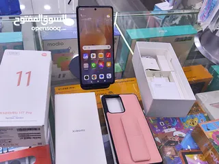  6 جهاز وكالة شاومي 11T pro 5G اغراضة والكرتونه الاصلية جيجا 128 رام 16 يتوفر توصيل