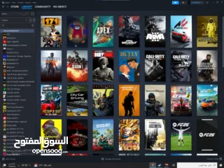  1 حساب ستيم اسطووري بسعر حرقق عليه كل الالعاب الي ببالك