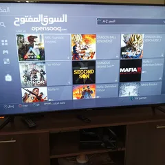 4 بلايستيشن 4 مع حساب عليه 22 لعبة