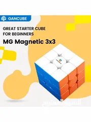  1 مكعب روبيك Gan monster go(magnatic) افضل مكعب للمحترفين بسعر قليلribiks cube مغناطيسي النسخة الجديدة