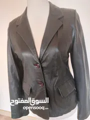  9 للصبايا- عدة جاكيتات جلد اصلي من تركيا بسعر مغري