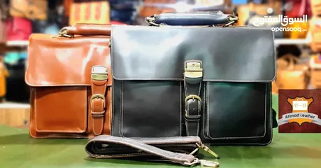  19 High quality leather bag. حقيبة جلدية عالية الجودة