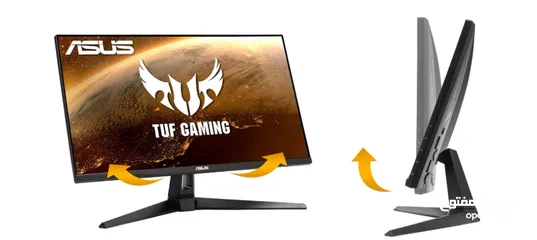  4 شاشة جديدة (ASUS TUF GAMING MON VG1A 27" IPS 165HZ)