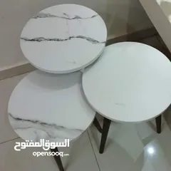  4 مجموعة طاولات عدد 3