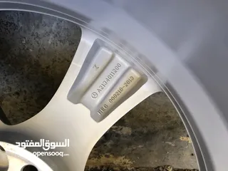  9 جنط مع كوشوك مرسيدس E200 2017