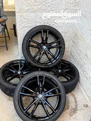 7 جنوط 19 انش لل بي ام دبليو وكاله  اصليات من الشركه مع كواشيكهم  للبيع  بسعر طري bmw
