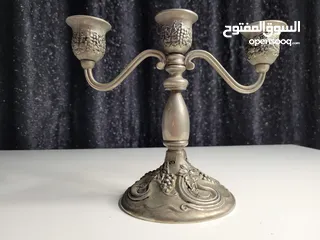  10 شمعه دان أنتيك عدد 2 ثقيل