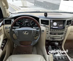  13 لكزس LX570 2015 فحص كامل كرت ابيض فل الفل ممشى قليل