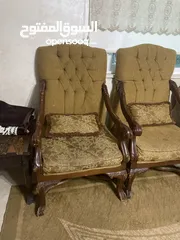  2 طقمين خشب زان بسعر مغري جدا
