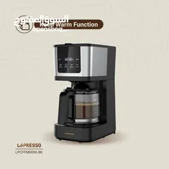  4 آلة قهوة ليبريسو ريتش برو LP006 LPCFFM0006-BK Lepresso Rich Brew Coffee Machine LP006 LPCFFM0006-BK