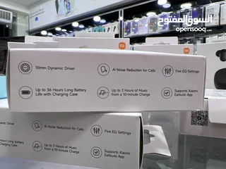  5 MI Buds 6 Play ( redmi ) سماعات شاومي الاصلية بودز 6 بلي الجديدة كليا بسعر اقتصادي و مواصفات ممتازة