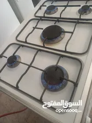  3 فرن غاز 5 عيون شغال عالفحص