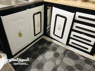  3 مطبخ  ابيض للبيع