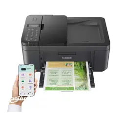  2 Canon TR4645 Wi-Fi Print Copy Scan Fax Cloud Color Inkjet Printer طابعة كانون