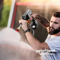  2 جيتور بطاريتين لغسيل السيارات ورش المبيدات الحشرية والزراعية وتنظيف البيوت والشبابيك بطاريتين