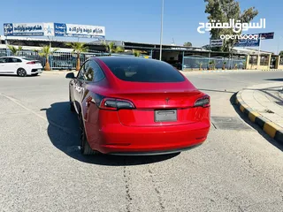  9 تسلا MODEL 3 موديل 2020  ستاندر بلس حرره خمري مميزه