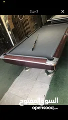  1 طاولة بلياردو امريكية بحاله ممتازه