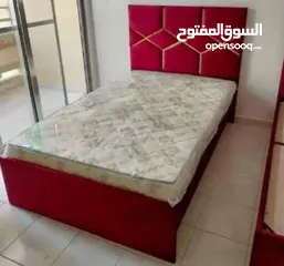  6 BRAND NEW SINGLE FABRIC BED WITH MATTRESS AVAILABLE