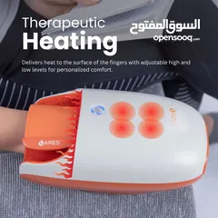  5 مدلك اليدين اللاسلكي آريس يو بالم متعدد الوظائف مع وسائد هوائية وتبريد والتسخين العلاجي شامل التوصيل