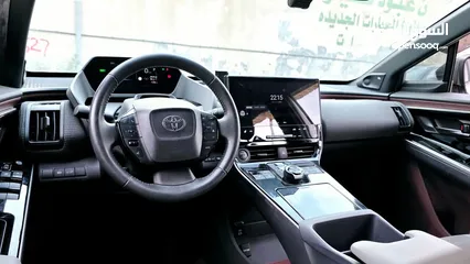 21 2022 تويوتا BZ4x برو لونج رينج بطارية كبيرة لون مميز ممشى قليل فحص كامل ولا ملاحظة
