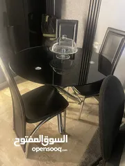  1 طاوله دائريه سوكريت اسود