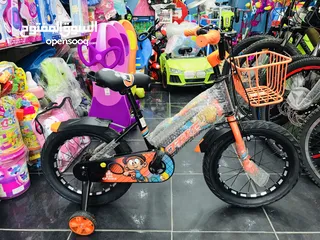  1 الدراجة الهوائية للاطفال مقاس 16 انش من island toys جنط المنيوم مرصص مع عدة ميزات اتصل الان