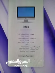  7 ماك 21.5 core i5 محدث لاخر نسخة نظام سونوما مع ويندوز 11