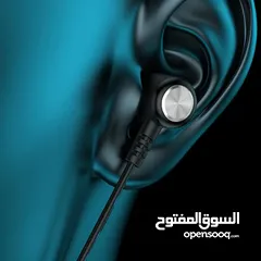  7 سماعات الأذن اللاسلكية الرياضية بدون أسلاك مع حلقات للرقبة،