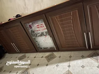  1 درفات مطبخ الامنيوم شبه جديد