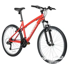  1 Decathlon Rockrider ST50, 21 Speed Aluminum Mountain Bike, 26", Unisex, Red, Extra Large