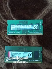  4 RAM for Laptop DDR4 (4 GB) for sale رام لجهاز اللابتوب ددر4 4 جبجابايت للبيع