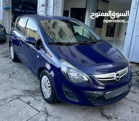  1 Opel corsa  2012 ترخيص وتامين لآخر العام فحص نخب سعر حرررق