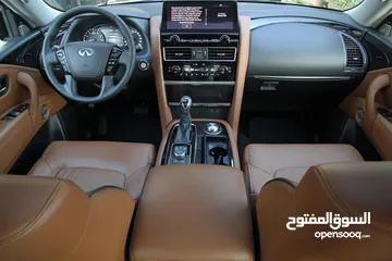  4 إنفينيتي وارد الشركة QX 80 موديل : 2022 سعة المحرك : 5.6 L  قاطعة مسافة : 26.000 KM