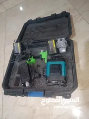  7 ميزان الليزر من ماركة BINLI   - عرض الضوء: 2 مم - للاستخدام الداخلي والخارجي - البطاريات:  2 بطاري