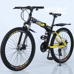  2 دراجات هوائية رياضية جديدة بالكرتون