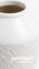  5 مزهرية سيراميك منقوشة فاخرة Tile Embossed Ceramic Vase