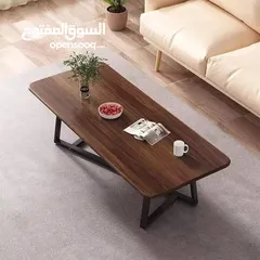  10 طاولات وسط بتصميم راقي وعصري مقاس 120×60 سم طاولة بتخطف الأنظار! سطح أنيق بخامات عالية