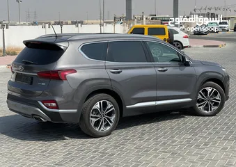  4 Hyundai santa fe خليجية فل ابشن