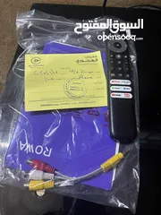 5 شاشه 50بوووصة جديدة نوع روفا فل كي اسمارت نت مستعملة. يدوب شهرين زي ماهي. مشالله عنها لسة كرتونة موج