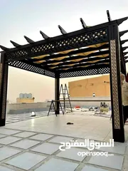  4 مؤسسة نعمان لتشكيل المعادن حداد متنقل قرميد زينكو حمايات أبواب وشبابيك مظليات برجولا دربزين
