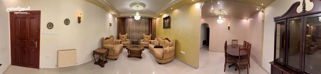  6 شقه مفروش لايجار شارع الجامعه الاردنيه  عائلات